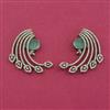 Cz Classic Earring With Mehndi Plating