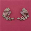 Cz Classic Earring With Mehndi Plating