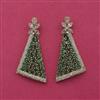 Cz Classic Earring With Mehndi Plating