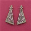 Cz Classic Earring With Mehndi Plating