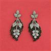 Cz Classic Earring With Mehndi Plating