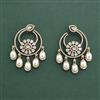 Cz Classic Earring With Mehndi Plating