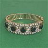 Cz Openable Kada With Mehndi Plating