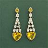 Cz Classic Earring With Mehndi Plating