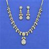 Cz Classic Necklace Set With Mehndi Plating