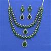 Cz Classic Necklace Set With 2 Tone Plating