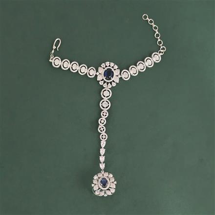 Cubic Zirconia Classic Hath Pan With Rhodium Plating