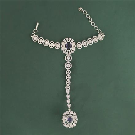 Cubic Zirconia Classic Hath Pan With Rhodium Plating