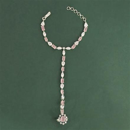 Cubic Zirconia Classic Hath Pan With Rhodium Plating