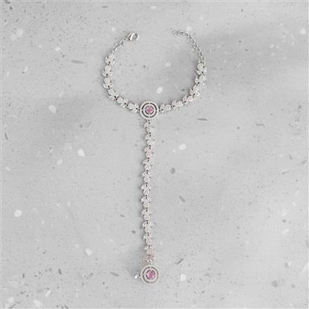 Cubic Zirconia Classic Hath Pan With Rhodium Plating