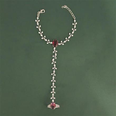 Cubic Zirconia Classic Hath Pan With Rhodium Plating