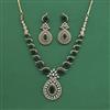 Cubic Zirconia Classic Necklace Set With Mehndi Plating