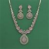 Cubic Zirconia Classic Necklace Set With Mehndi Plating