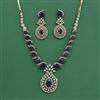 Cubic Zirconia Classic Necklace Set With Mehndi Plating