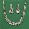Cubic Zirconia Classic Necklace Set With Mehndi Plating
