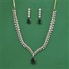 Cubic Zirconia Classic Necklace Set With Mehndi Plating