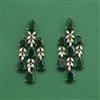Cubic Zirconia Classic Earring With Mehndi Plating