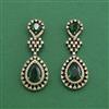 Cubic Zirconia Classic Earring With Mehndi Plating