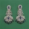 Cubic Zirconia Classic Earring With 2 Tone Plating