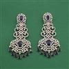 Cubic Zirconia Classic Earring With 2 Tone Plating