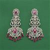 Cubic Zirconia Classic Earring With 2 Tone Plating