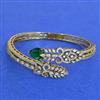 Cz Openable Kada With Mehndi Plating