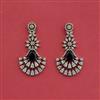 Cz Classic Earring With Mehndi Plating