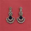 Cz Classic Earring With Mehndi Plating