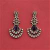 Cz Classic Earring With Mehndi Plating