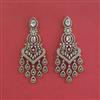 Cz Classic Earring With Mehndi Plating