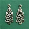Cz Classic Earring With Mehndi Plating