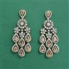 Cz Classic Earring With Mehndi Plating