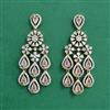 Cz Classic Earring With Mehndi Plating