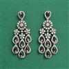 Cz Classic Earring With Mehndi Plating