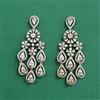 Cz Classic Earring With Mehndi Plating