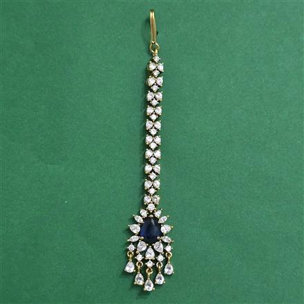 Cz Classic Tikka With Mehndi Plating