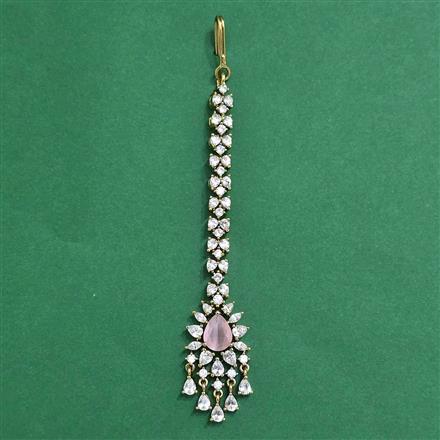 Cz Classic Tikka With Mehndi Plating