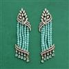 Cz Classic Earring With Mehndi Plating