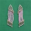 Cz Classic Earring With Mehndi Plating