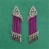 Cz Classic Earring With Mehndi Plating