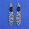 Cz Classic Earring With Mehndi Plating