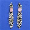 Cz Classic Earring With Mehndi Plating