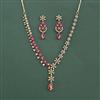 Cz Classic Necklace Set With Mehndi Plating