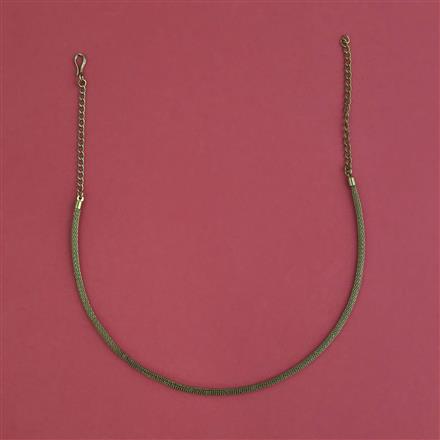 Cubic Zirconia Classic Chain With Mehndi Plating