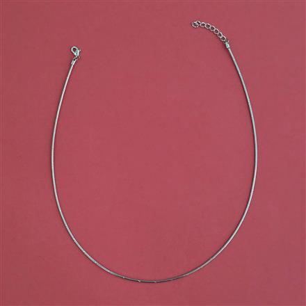 Cubic Zirconia Classic Chain With Rhodium Plating