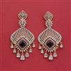 Cubic Zirconia Classic Earring With 2 Tone Plating
