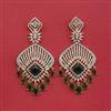 Cubic Zirconia Classic Earring With 2 Tone Plating