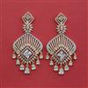 Cubic Zirconia Classic Earring With 2 Tone Plating