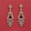 Cubic Zirconia Classic Earring With 2 Tone Plating