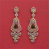 Cubic Zirconia Classic Earring With 2 Tone Plating